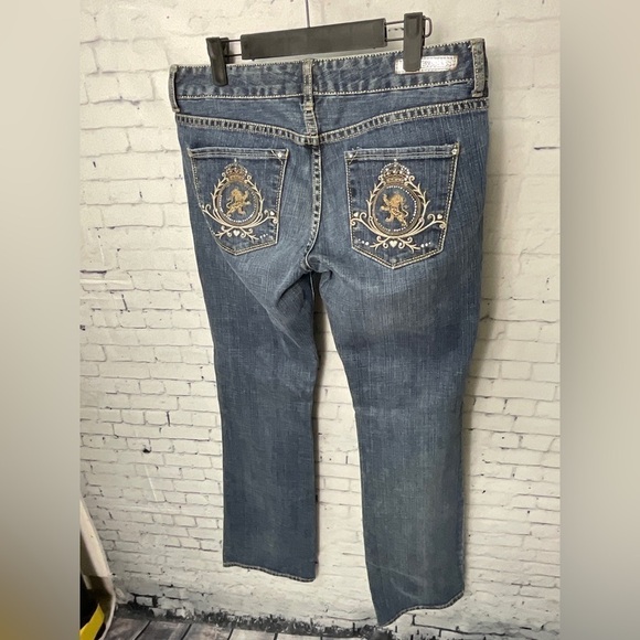 Express Jeans Women Size 6 Stella Low Rise Boot Medium Wash Denim Blue Jean (U2) - Picture 9 of 11